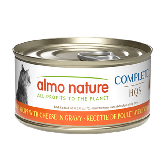 Almo Nature Complete HQS Cat - Chicken with Cheese in Gravy