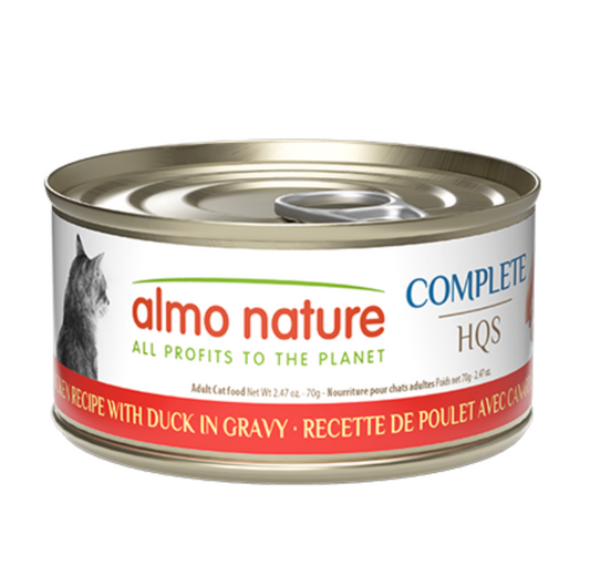 Almo Nature Complete HQS Cat - Chicken with Duck in Gravy