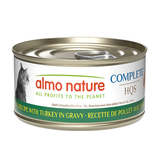 Almo Nature Complete HQS Cat - Chicken with Turkey in Gravy