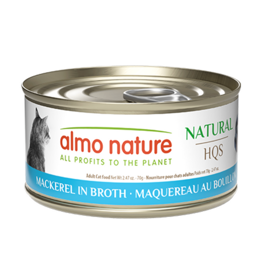 Almo Nature Natural HQS Cat - Mackerel in Broth