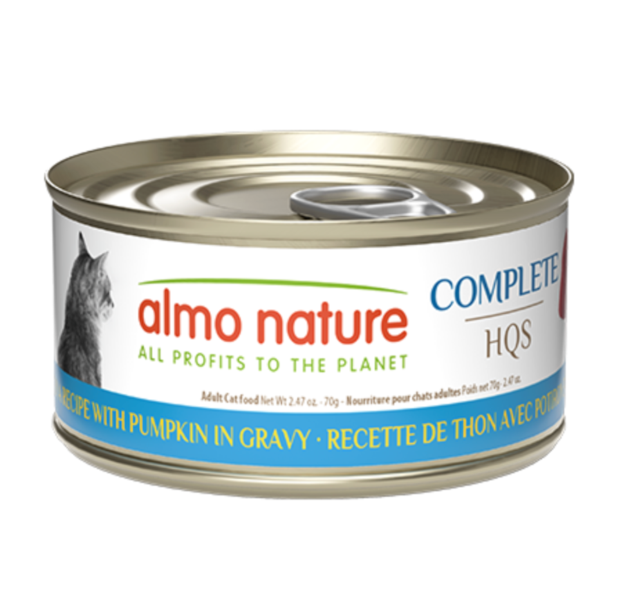 Almo Nature Complete HQS Cat - Tuna with Pumpkin in Gravy