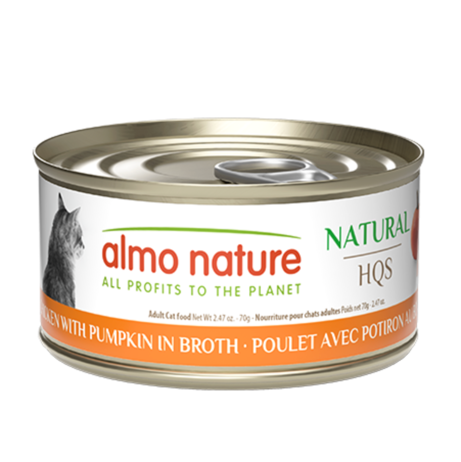 Almo Nature Naturals HQS Cat - Chicken & Pumpkin in Broth