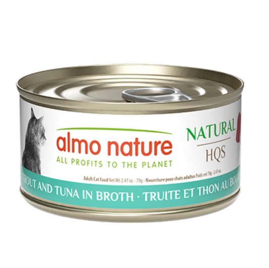 Almo Nature Naturals HQS Cat - Trout & Tuna in Broth