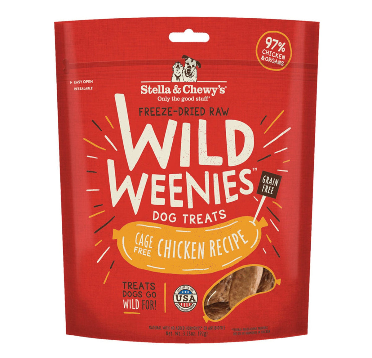 Stella & Chewy's Wild Weenies Cage-Free Chicken 3.25 oz