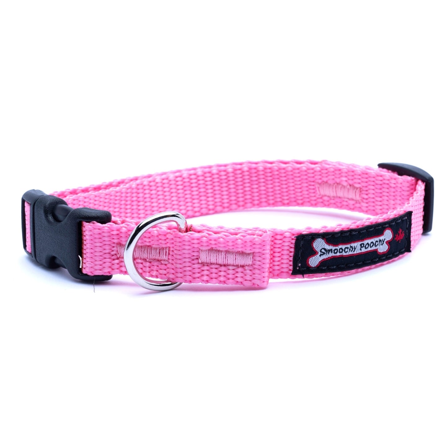 Nylon Clip Collar - Baby Pink