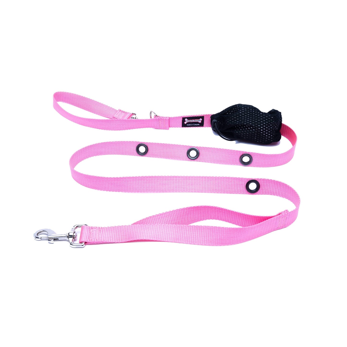 Hands-Free Nylon Leash - Baby Pink