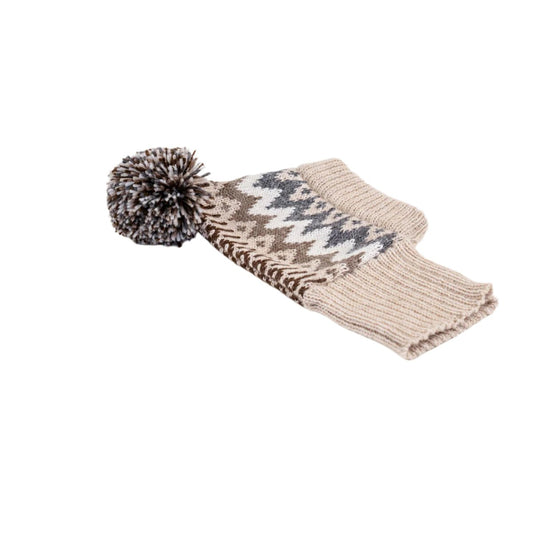 Wooly Winter Alpaca Snood Hat