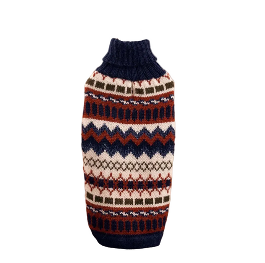 Alqo Wasi - Iceberg Bleu Alpaca Dog Sweater