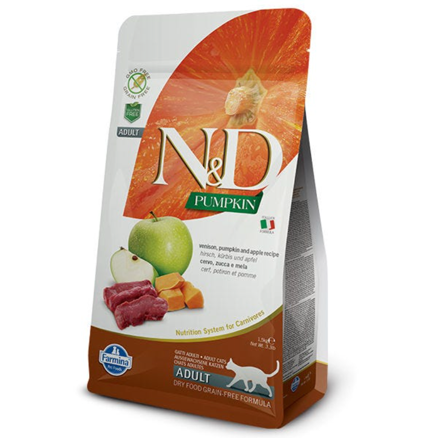 Farmina N&D - Venison, Pumpkin & Apple - Cat Recipe