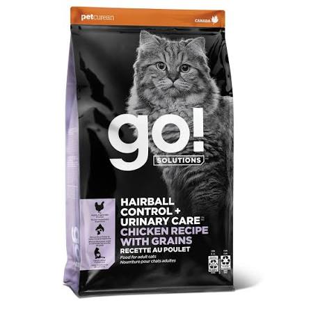 GO! Hairball Control + Urinary Care Cat - Chicken with Grains - 3lb