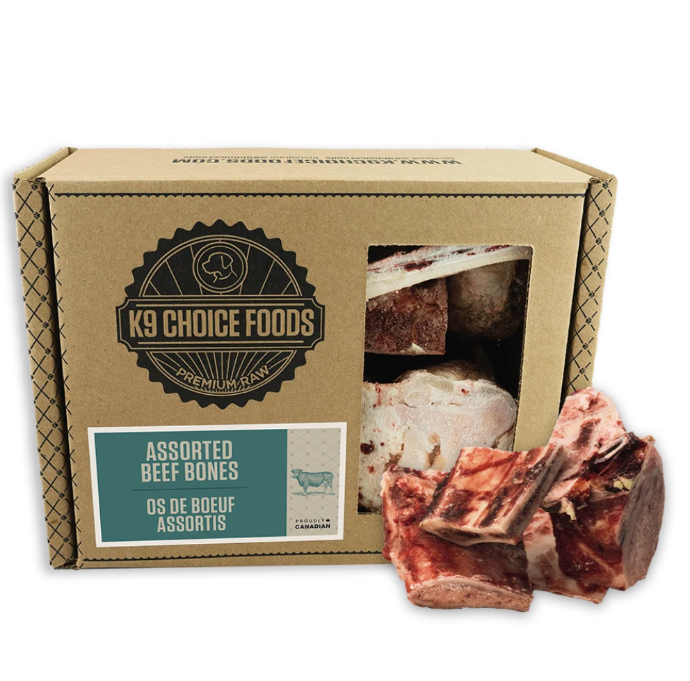 K9 Choice - Frozen Raw Assorted Beef Bones
