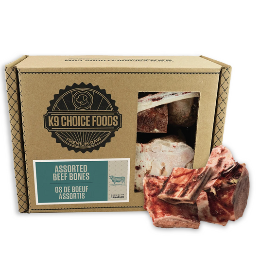 K9 Choice - Frozen Raw Assorted Beef Bones