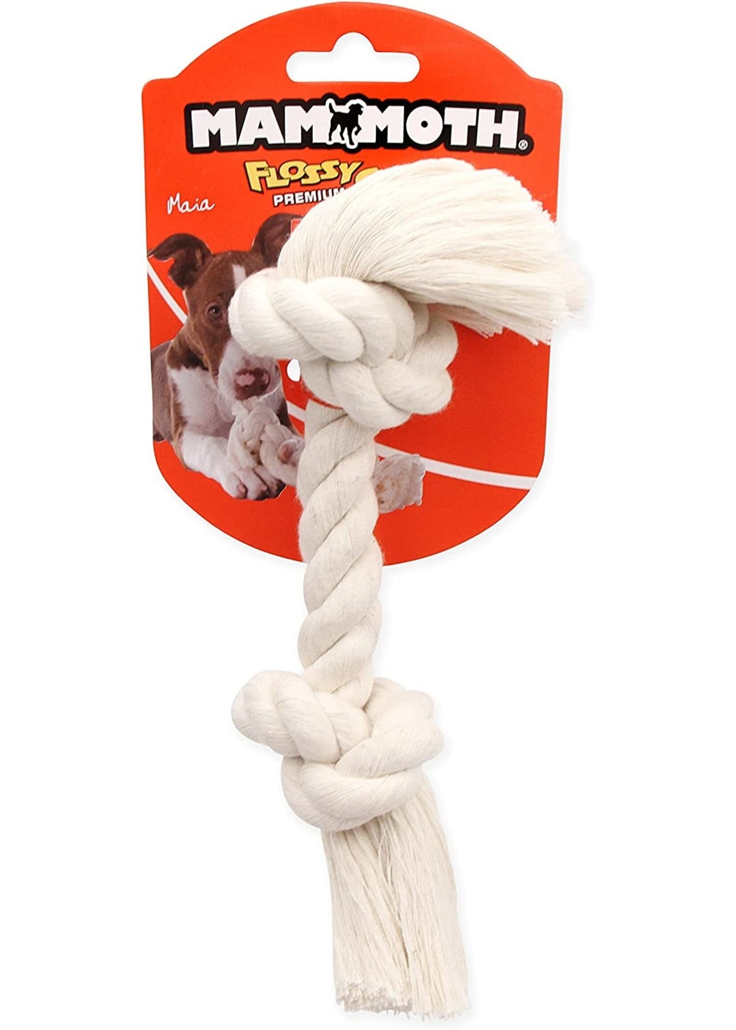 Mammoth - 2 knot - Flossy Rope Tug Toy