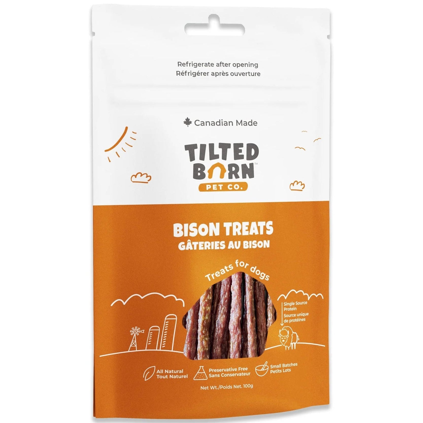 Tilted Barn - Canadian Bison Treats – The Dog Bowl