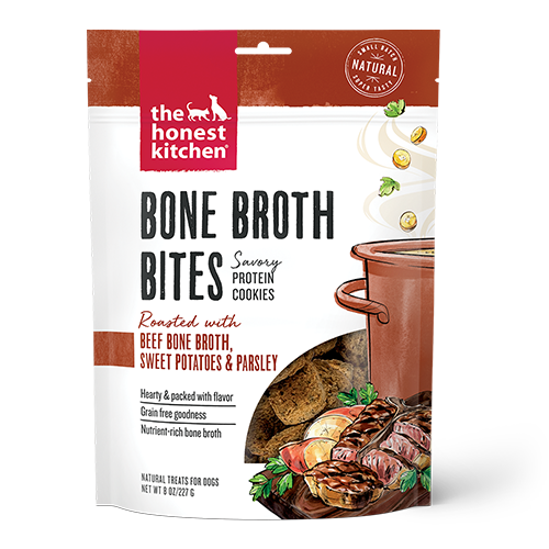 The Honest Kitchen Bone Broth Bites: Beef, Sweet Potato & Parsley