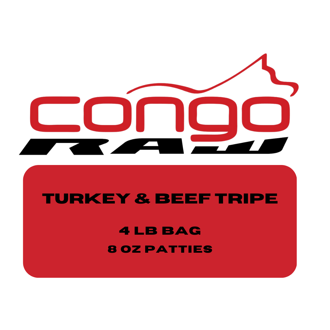 Congo Raw Turkey & Beef Tripe
