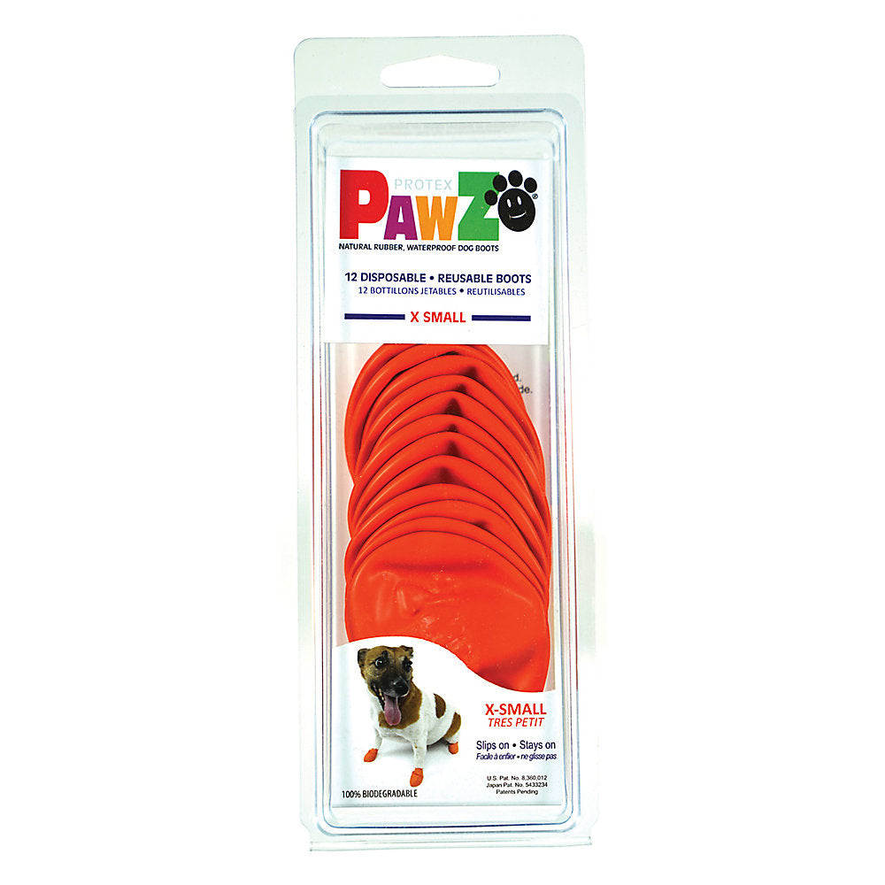 Pawz rubber clearance dog boots sizing