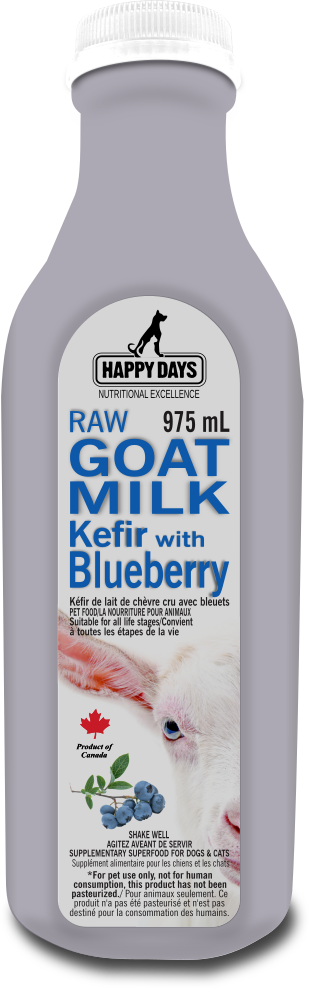 Raw Goat Kefir with Blueberries - 957ml