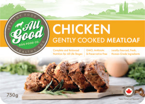 All Good Dog Food Chicken Meatloaf