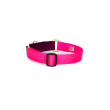 Load image into Gallery viewer, Martingale Collar - Hot Pink + Purple
