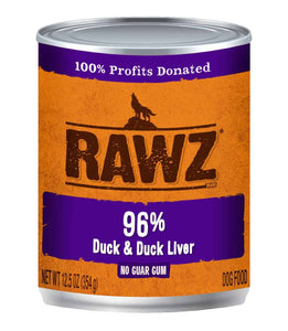 RAWZ 96% Duck & Duck Liver