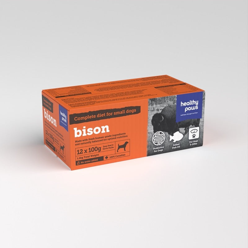 Complete Diet for Small Dogs - Bison 1.2kg