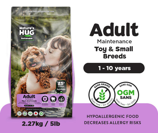 Nature's Hug Adult Maintenance Toy & Small Breed 5lb