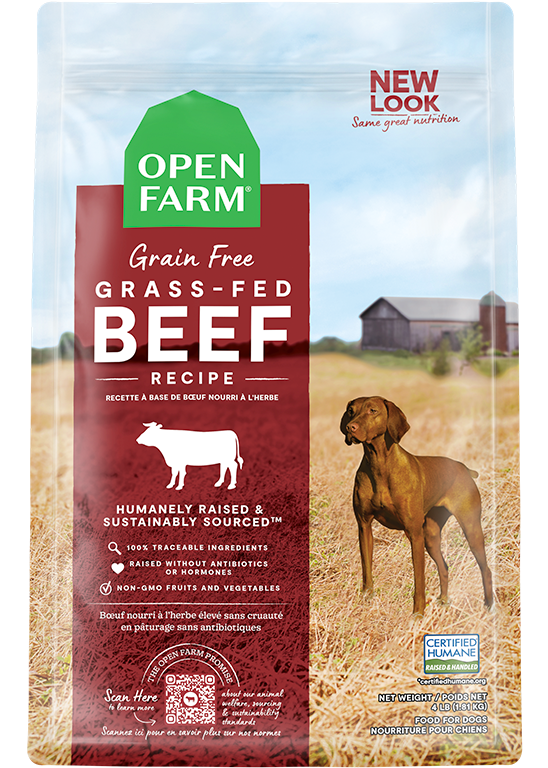 Open Farm Grain-Free: Grass-Fed Beef Recipe