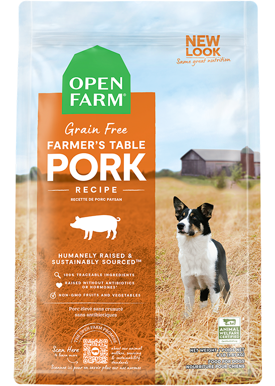 Open Farm Grain-Free: Farmer's Market Pork Recipe