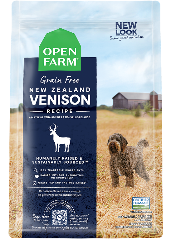 Open Farm Grain-Free: New Zealand Venison Recipe