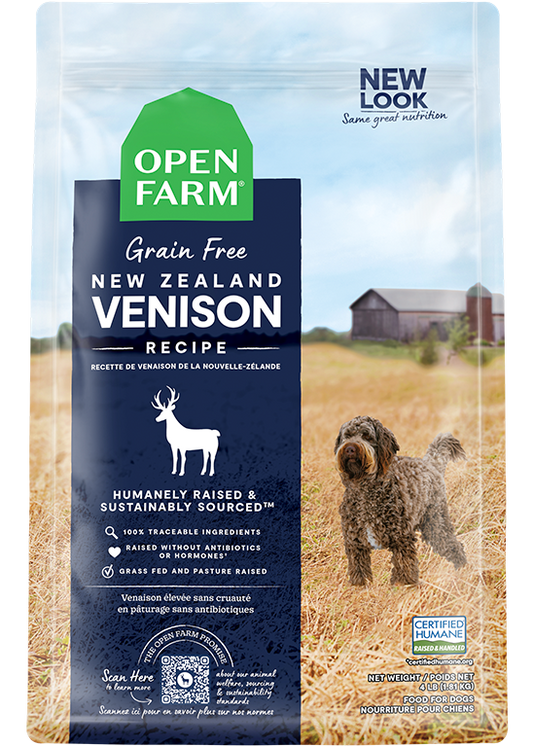 Open Farm Grain-Free: New Zealand Venison Recipe
