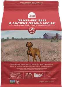 Open Farm Ancient Grains: Grass-Fed Beef Recipe 22lbs