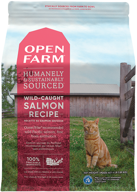 Open Farm Cat: Wild-Caught Salmon Recipe - 8lb