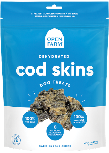 Dehydrated Cod Skins Treats