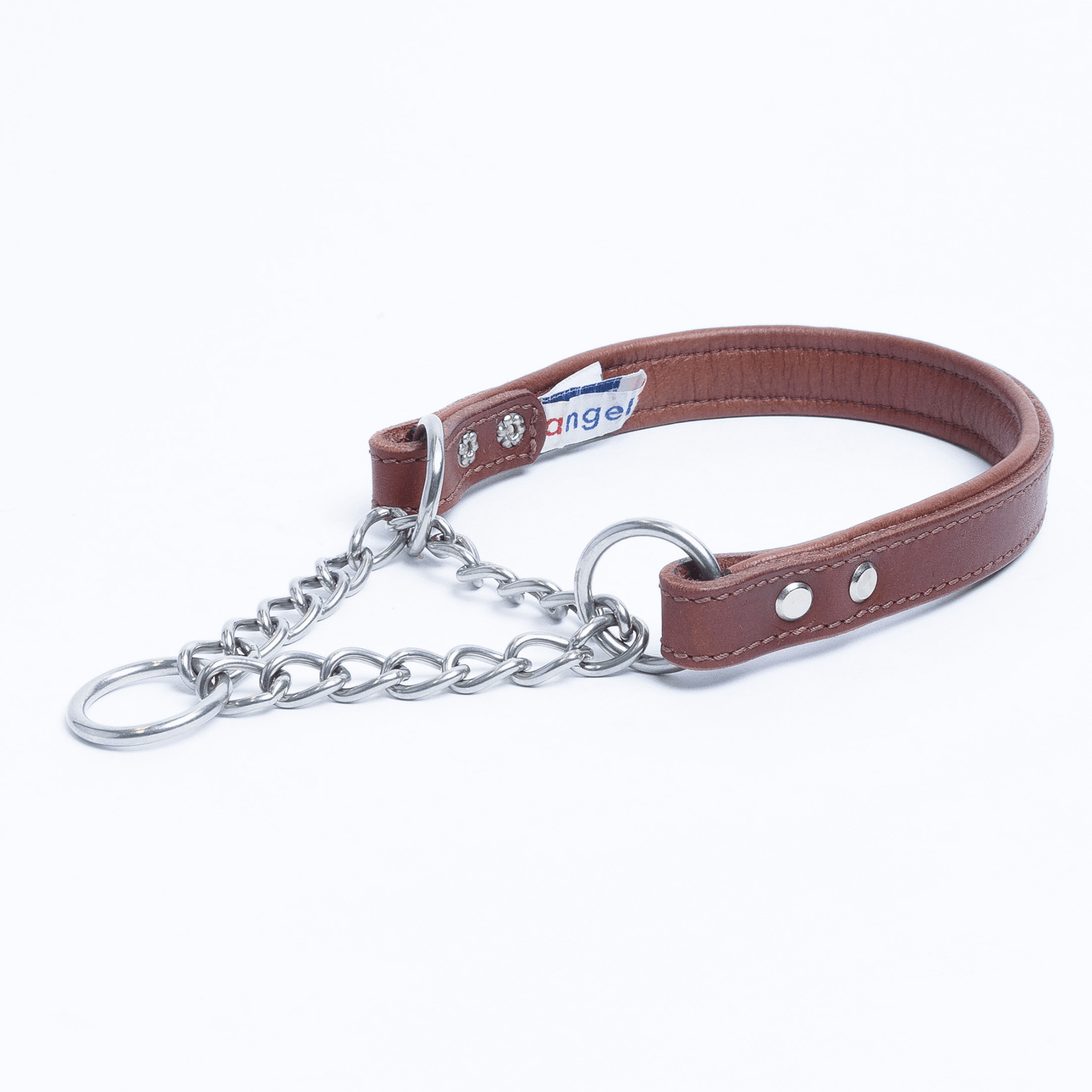 Braided leather martingale clearance collar
