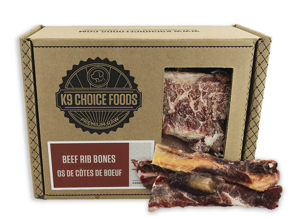 K9 Choice Frozen Raw Beef Rib Bones