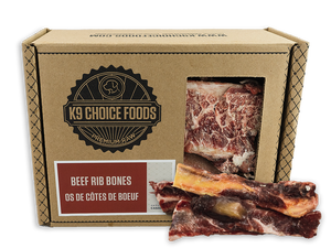 K9 Choice Frozen Raw Beef Rib Bones