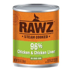 RAWZ 96% Chicken & Chicken Liver Dog Food