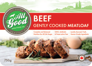 All Good Dog Food Beef Meatloaf