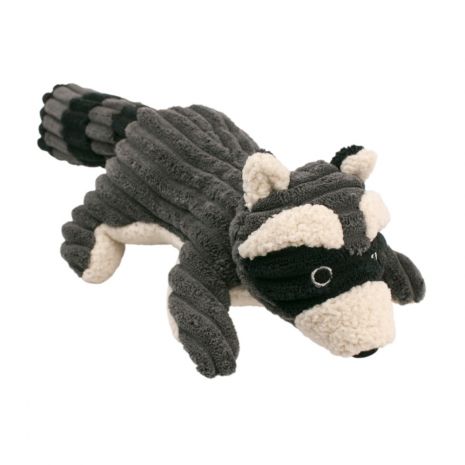 Plush Raccoon Squeaker Toy
